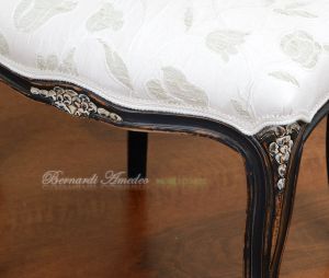 SE09 L2 Two-tone lacquered Parisian chair with upholstered seat and back 04